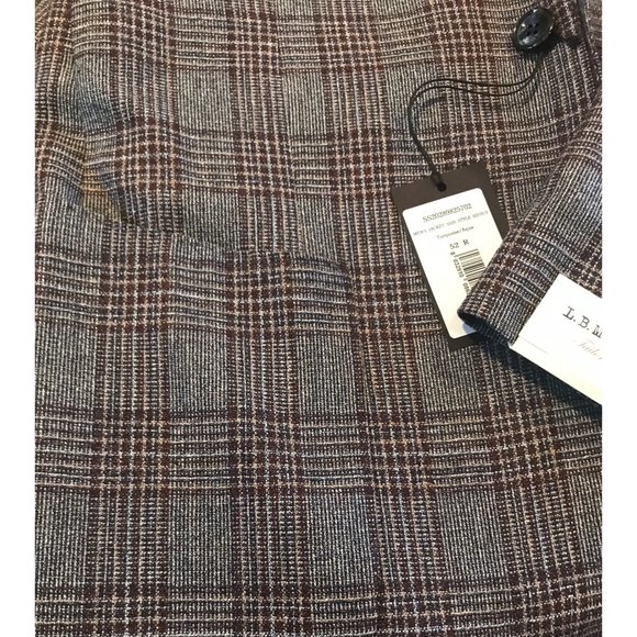 LBM 1911 Silk Plaid Blazer Jacket - Picture 12 of 12